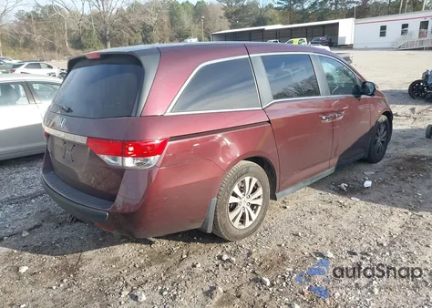 2014 Honda Odyssey Ex-L from USA, damaged, VIN 5FNRL5H68EB079785